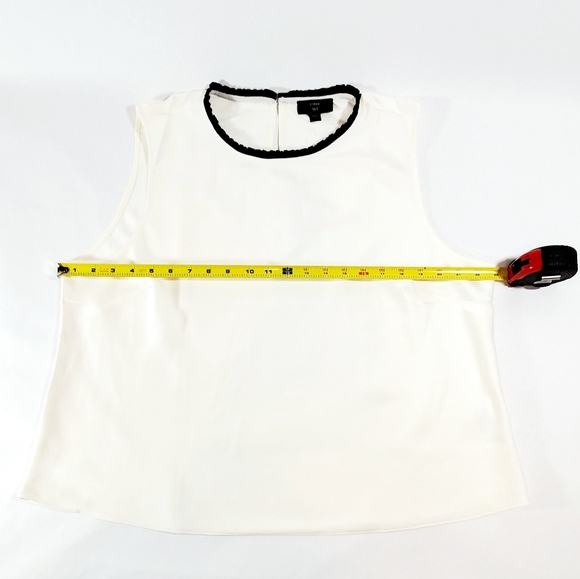 JCrew Ruffle Neck Tank - Picture 4 of 7